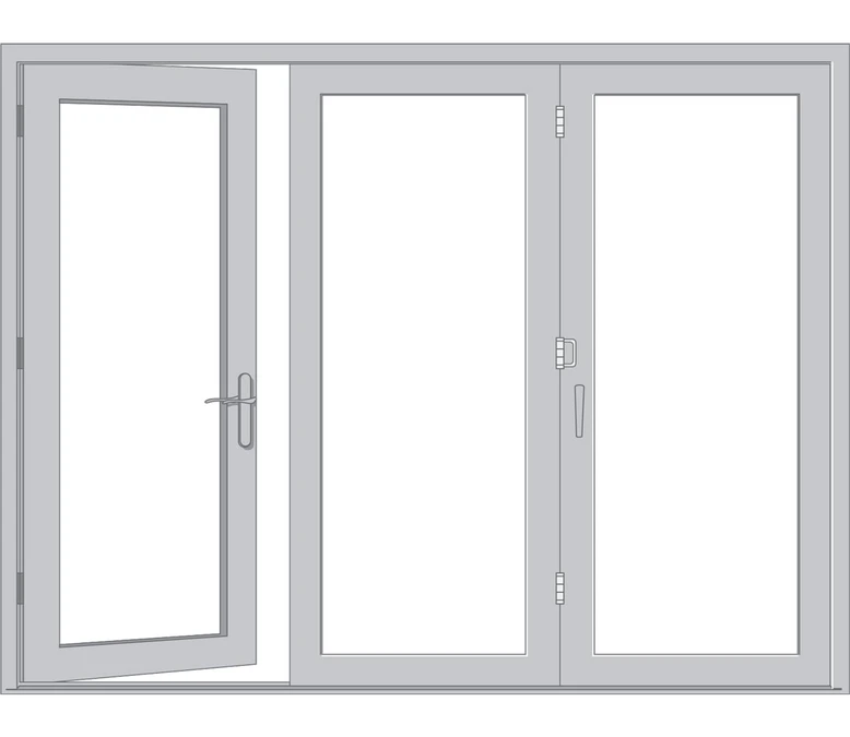 Springfield Pella Architect Reserve Series Contemporary Bifold Patio Door