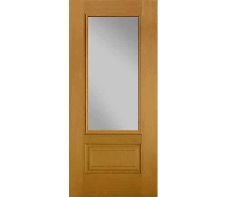 Springfield Three Quaters light Fiberglass Entry Door